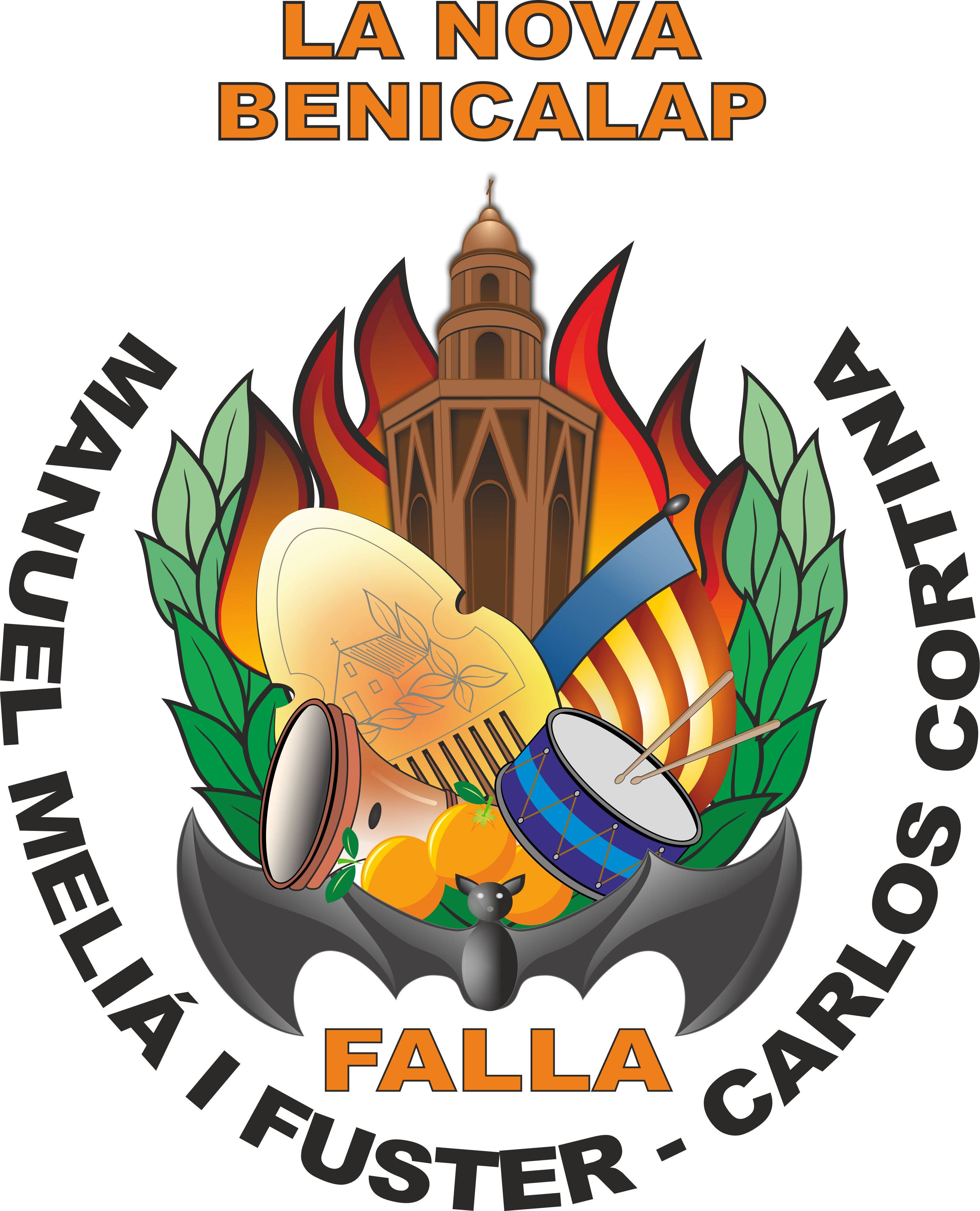 Logo Falla La Nova Benicalap - Manuel Meliá i Fuster